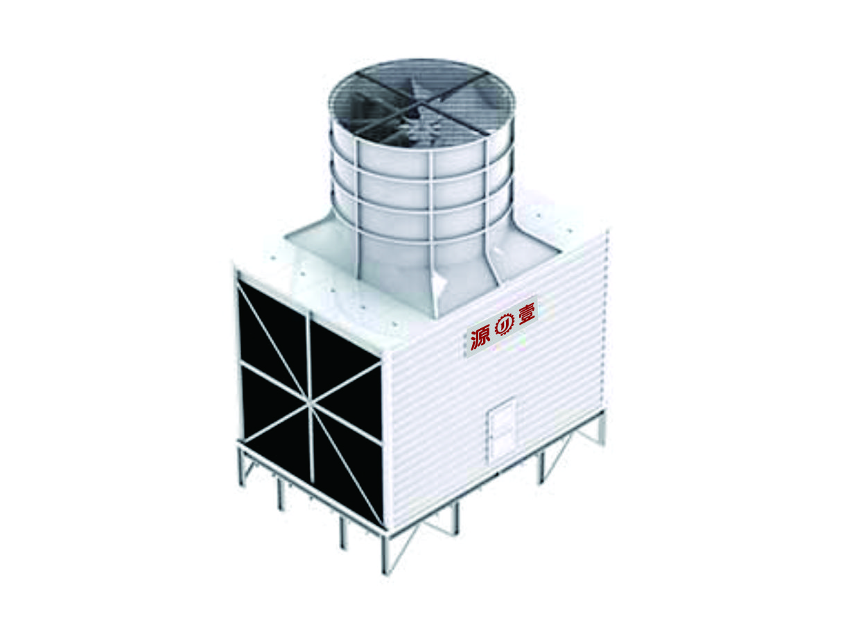 Low noise cross flow square cooling tower